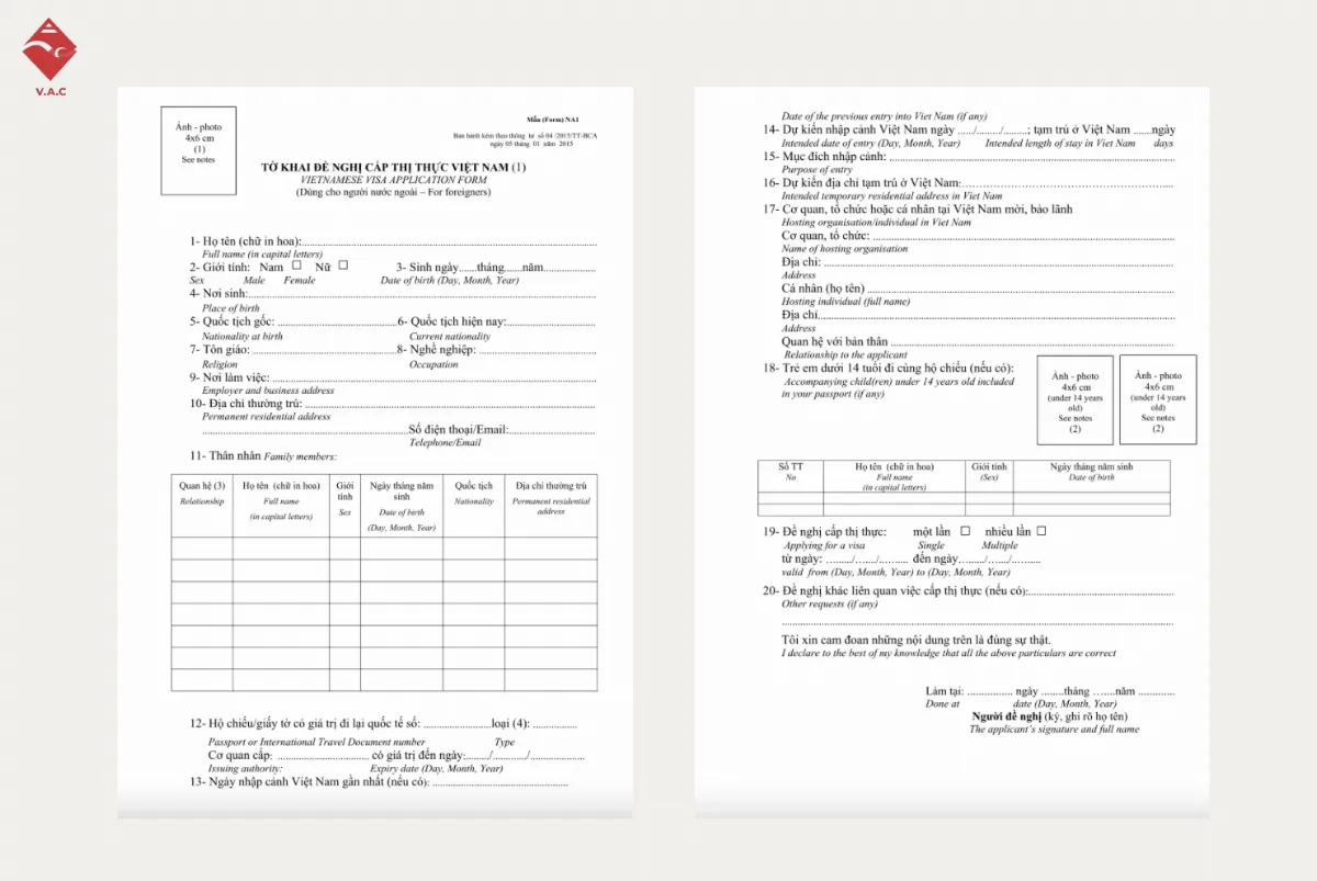 Guide to Vietnam Visa on Arrival: NA1 Form Download & Tips
