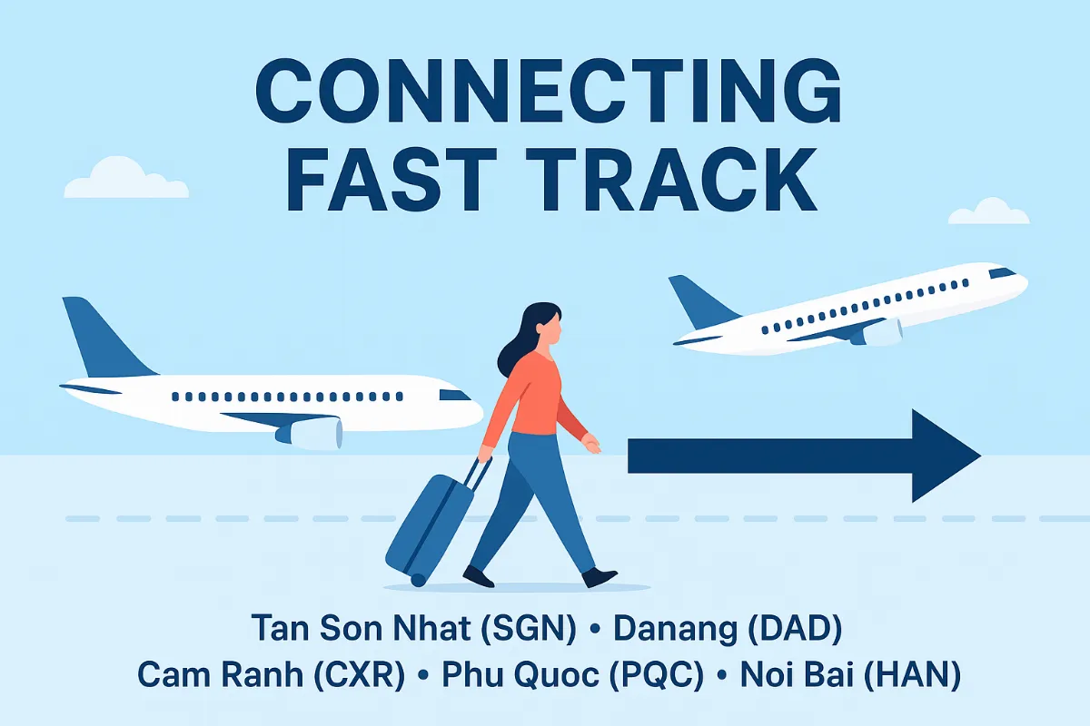 Seamless Vietnam Arrival & Departure Support with Connecting Fast Track Services