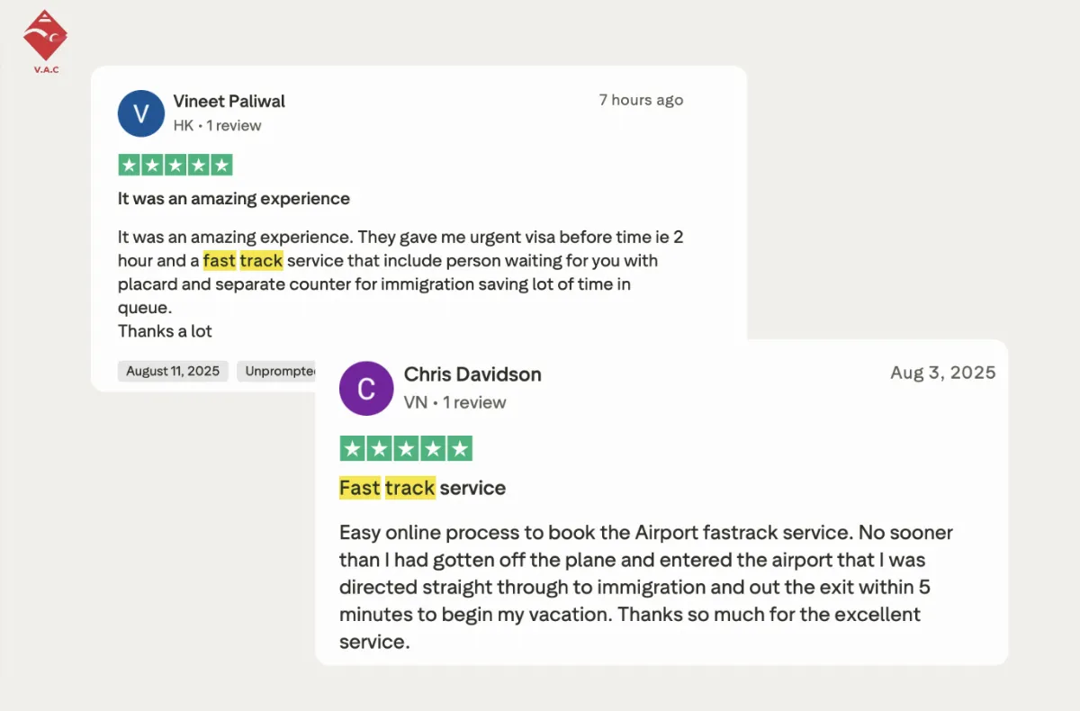 Worried about regulations at Hanoi International Airport? Let VIP Fast Track make it easy