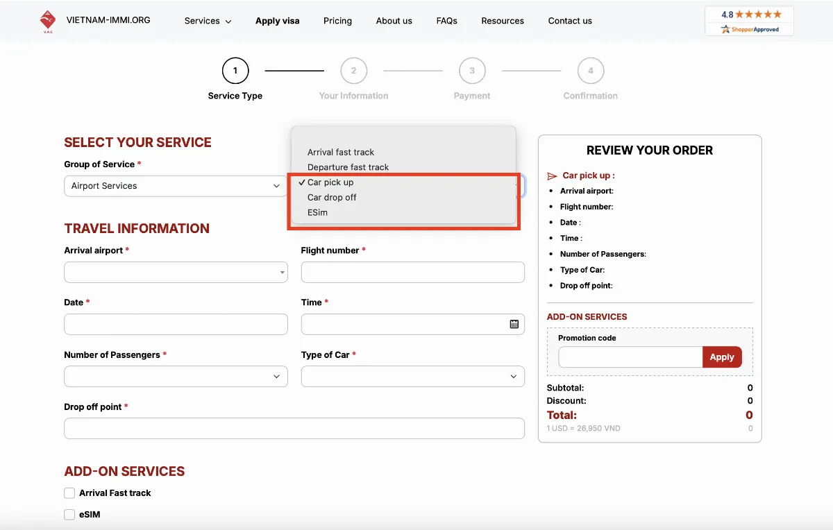How to Arrange Airport Pick-Up and Drop-Off Services in Vietnam