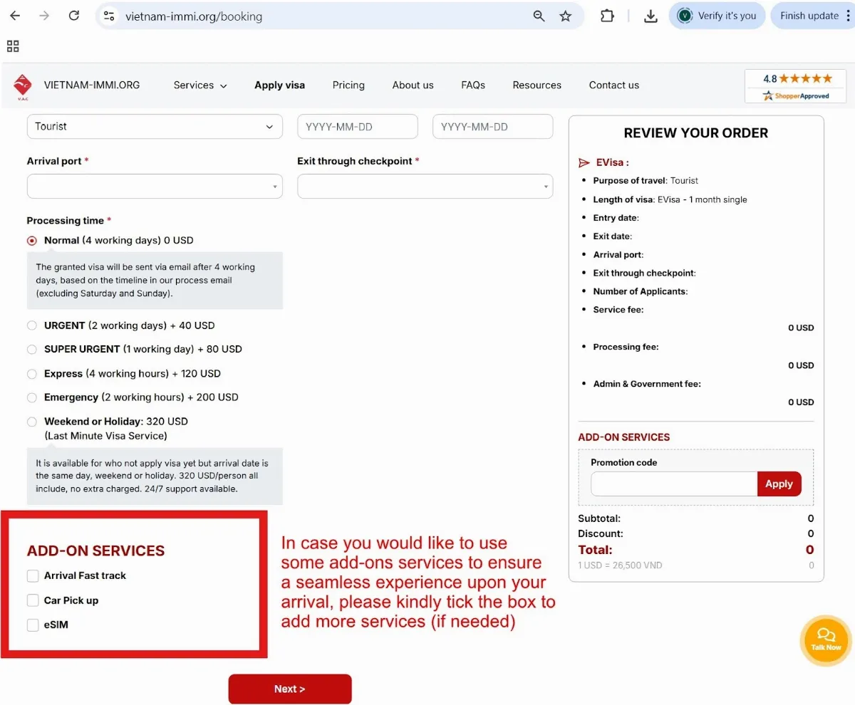 [Chinese Below] How to Apply for a Vietnam eVisa from Hong Kong: Requirements, Express Processing & Fees