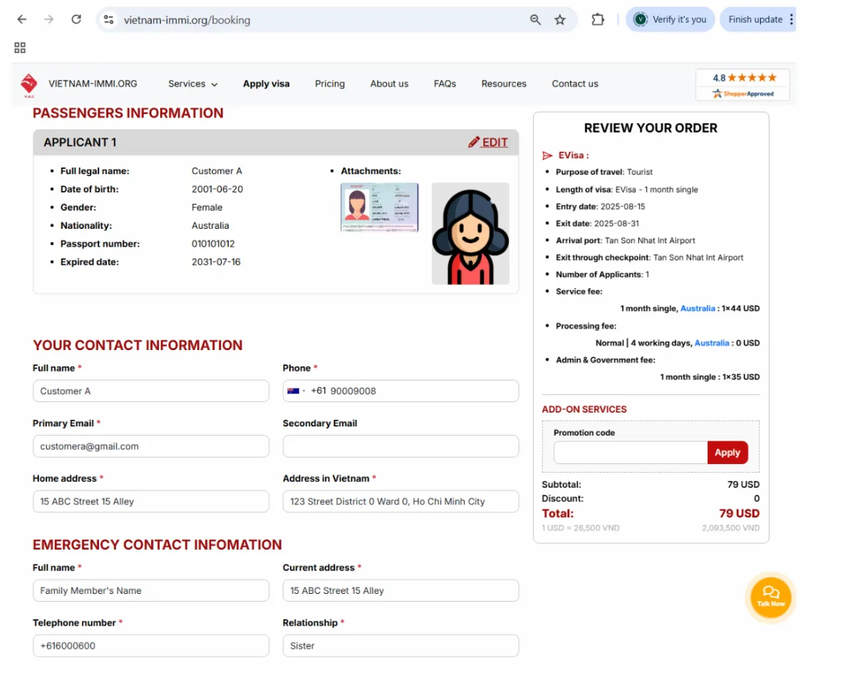 [Chinese Below] How to Apply for a Vietnam eVisa from Hong Kong: Requirements, Express Processing & Fees