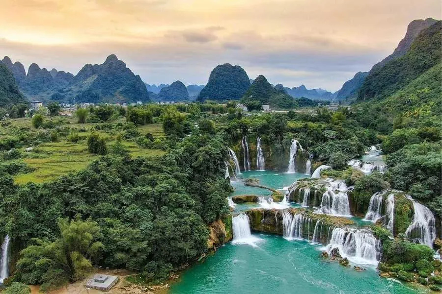 On the Edge of Two Worlds: The Magic of Ban Gioc Waterfall & Phat Tich Pagoda