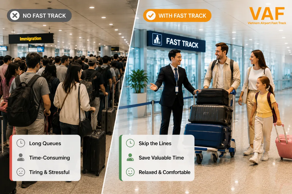 Traveling with Lots of Luggage? Make Your Vietnam Airport Arrival Easier with Fast Track & Private Transfers