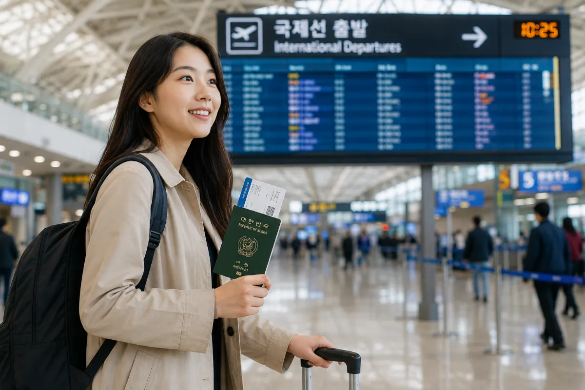 South Korean travelers preparing for entry into Vietnam