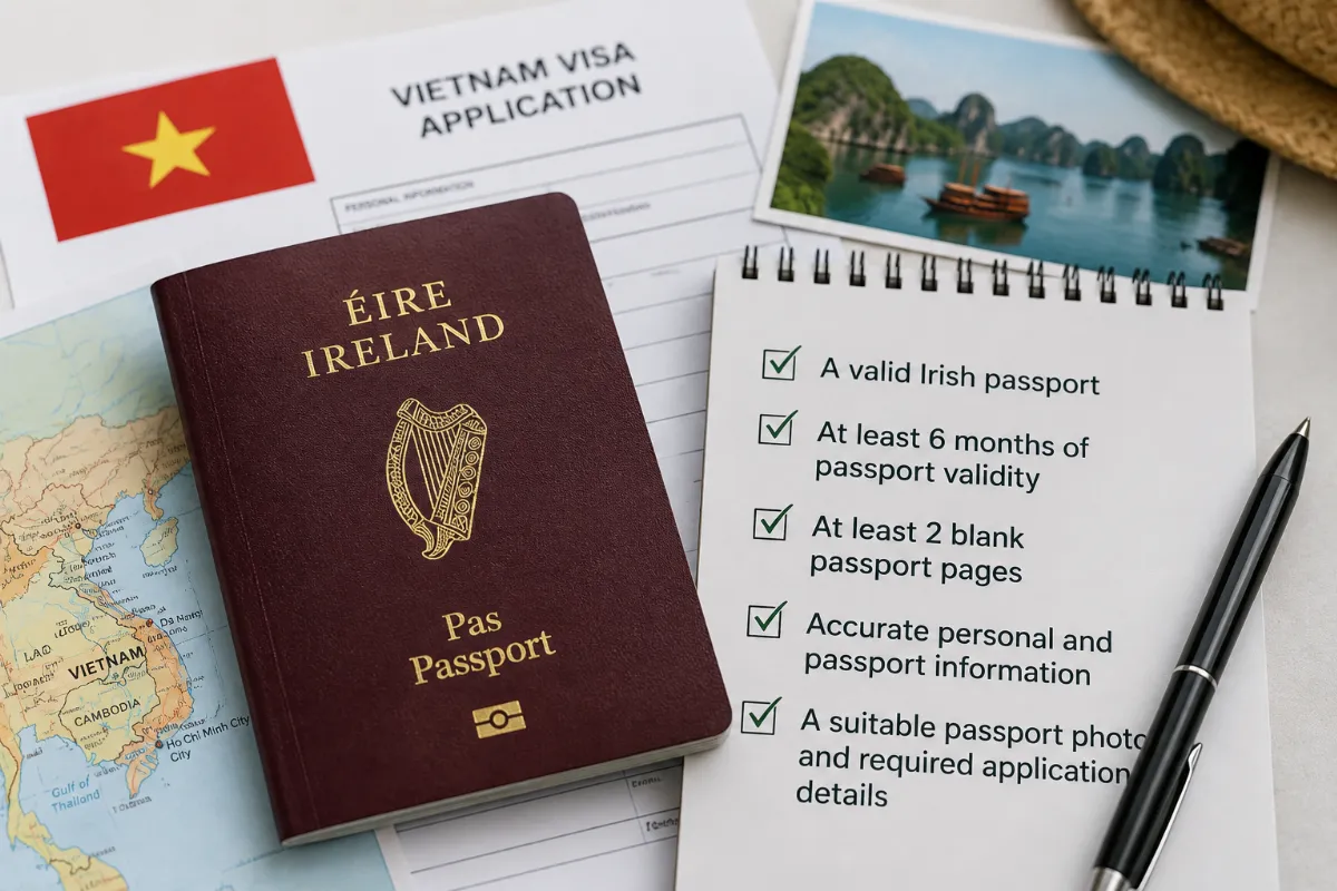 Vietnam Visa Requirements from Ireland