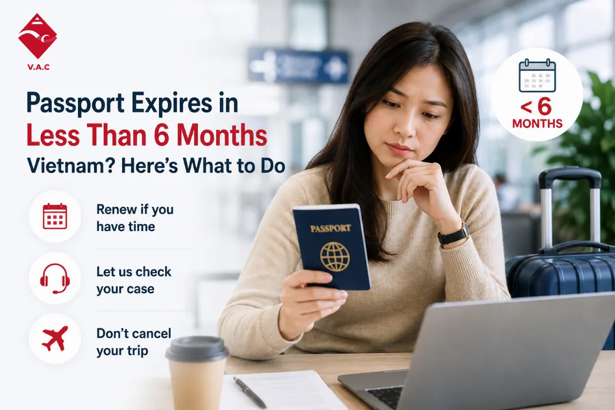 Entering Vietnam with a Passport Valid Under 6 Months: Can Your Visa Still Be Granted?