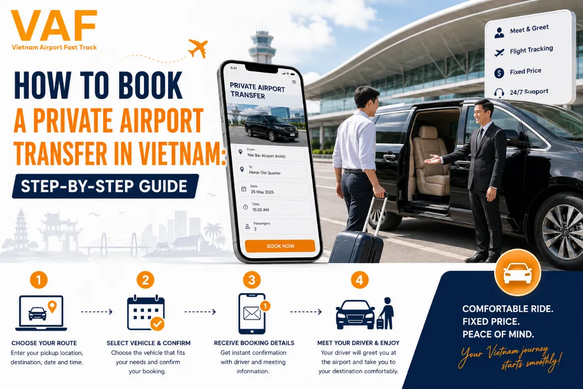 How to Book a Private Airport Transfer in Vietnam: Step-by-Step Guide