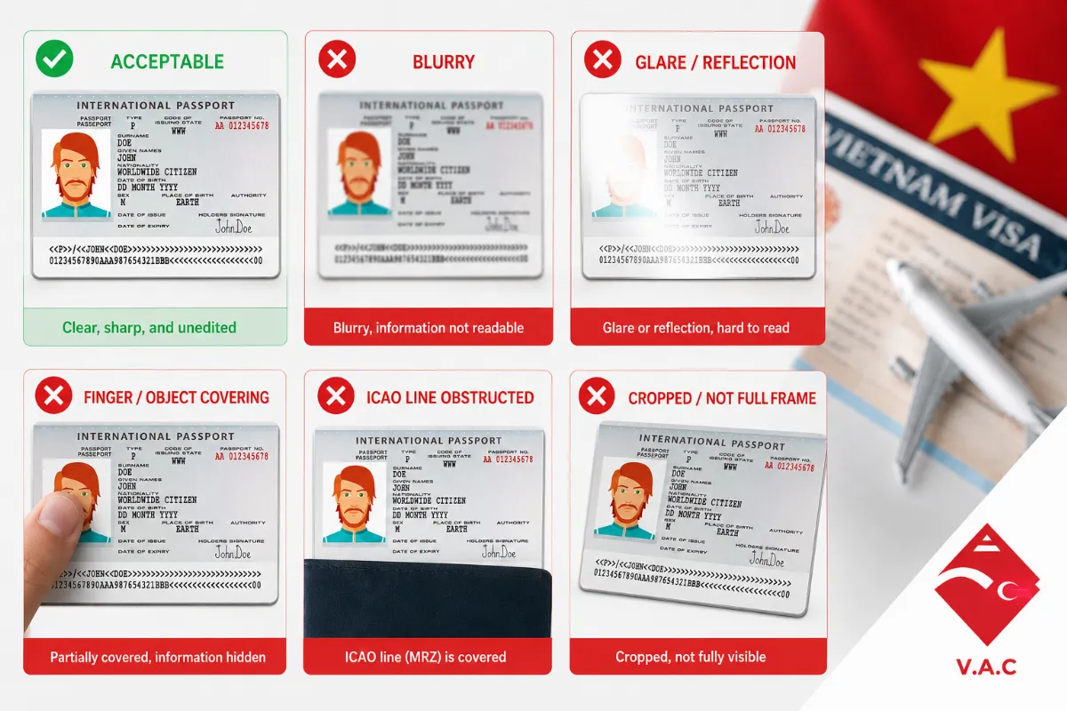 Passport Photo Problems That Can Delay Your Vietnam Visa