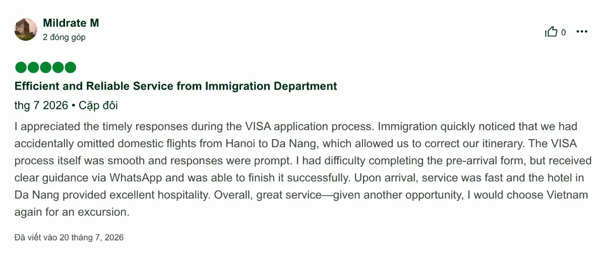Real Trips, Real Stories: What Travelers Say About Our Vietnam Visa Service