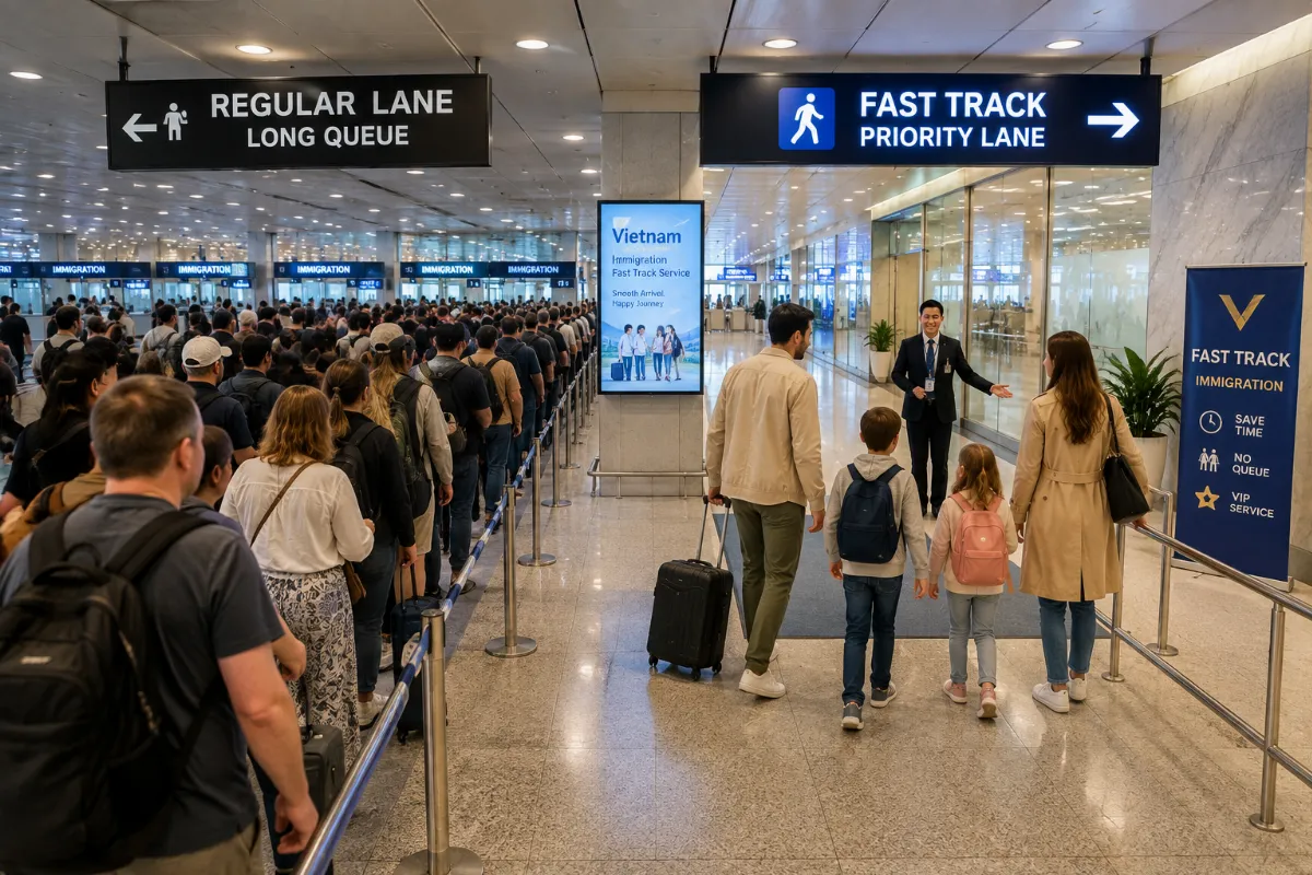 Traveling with Kids? Make Your Vietnam Airport Arrival Easy with Fast Track, Private Transfers & eSIM