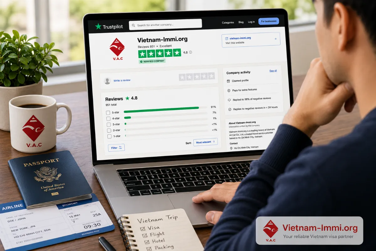 Trustpilot Reviews for Vietnam Visas: 8 Signs of a Legit Website