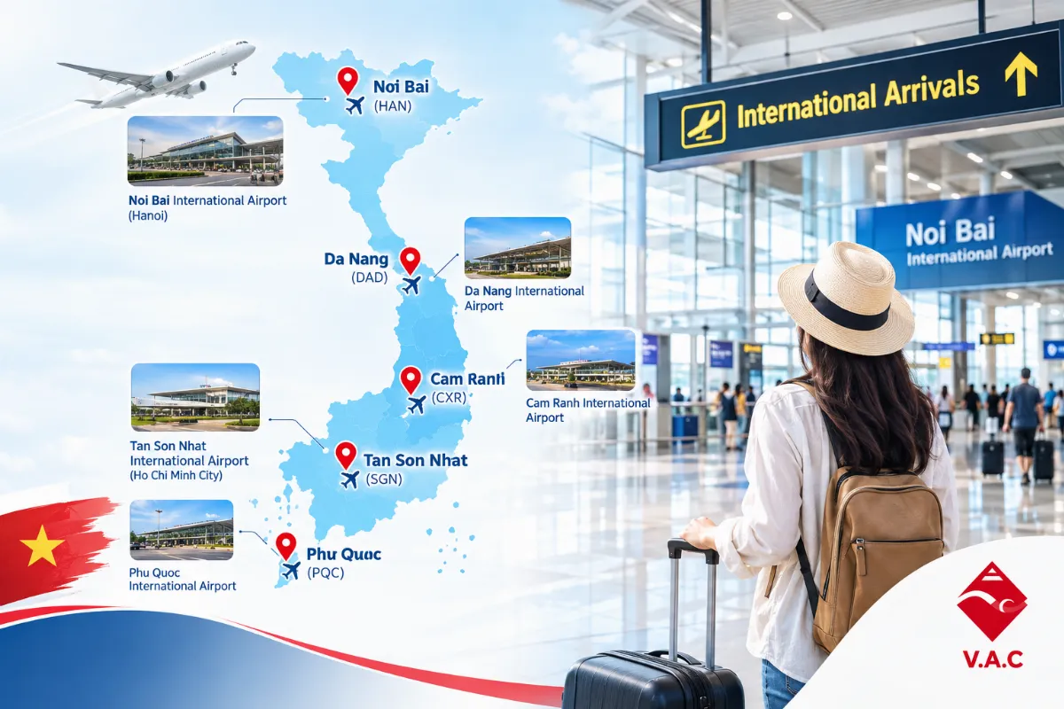 Vietnam Airport Ports of Entry: Complete List of Designated E-Visa Airports