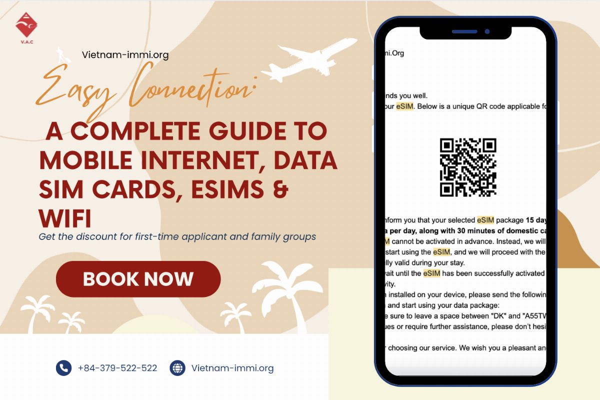 Staying Connected in Vietnam: A Complete Guide to Mobile Internet, Data SIM Cards, eSIMs & WiFi