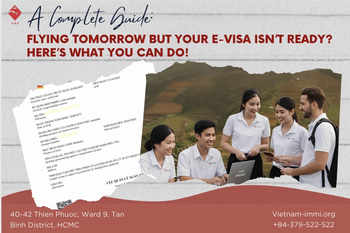 Flying Tomorrow but Your E-Visa Isn’t Ready? Here’s What You Can Do!