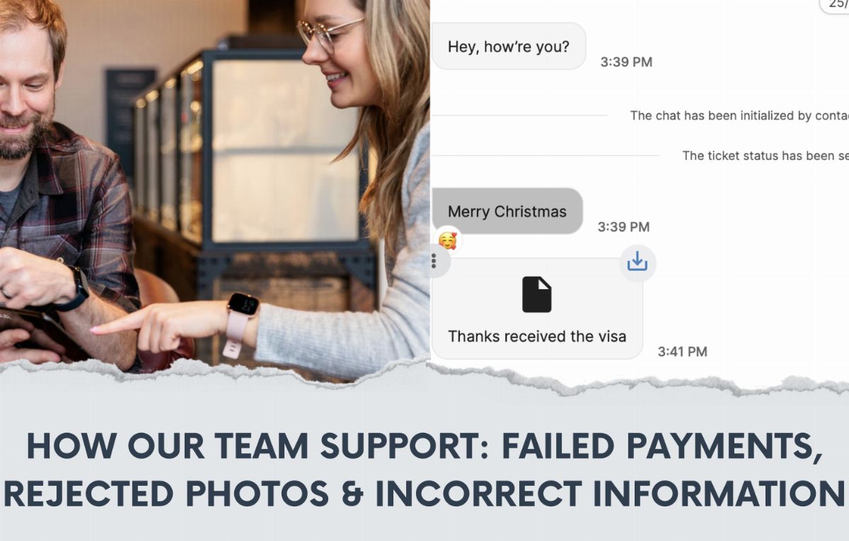 How Visa Support Teams Fix Technical Errors: Failed Payments, Rejected Photos & Incorrect Information (2025 Guide)