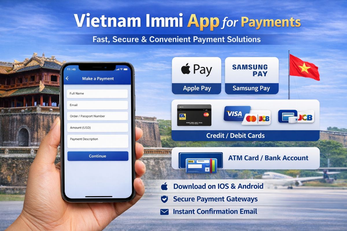 Step-by-Step Payment Instructions on the Vietnam Immi Mobile App (iOS & Android)