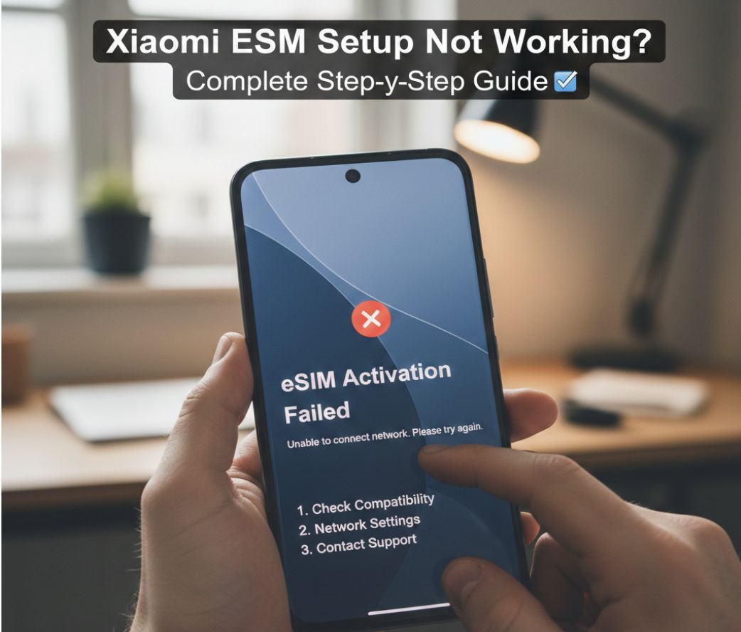 Xiaomi eSIM Setup Not Working? Complete Step-by-Step Solution