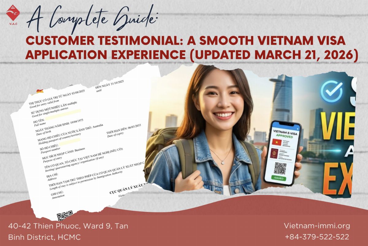 Customer Testimonial: A Smooth Vietnam Visa Application Experience (Updated March 21, 2026)