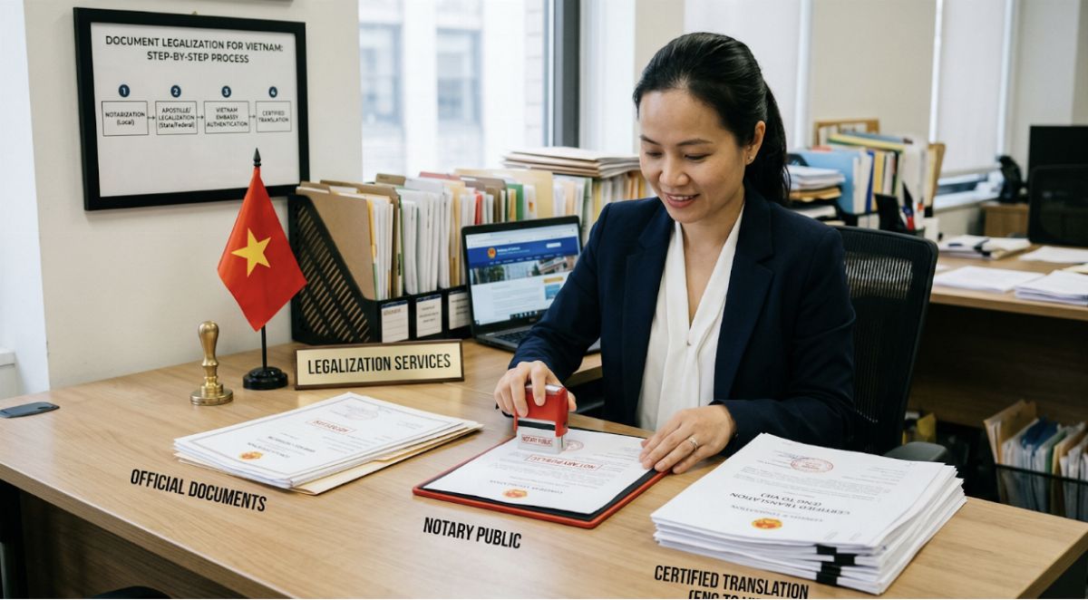 How to Legalize and Authenticate Documents for Vietnam: Notarization and Certified Translation Guide