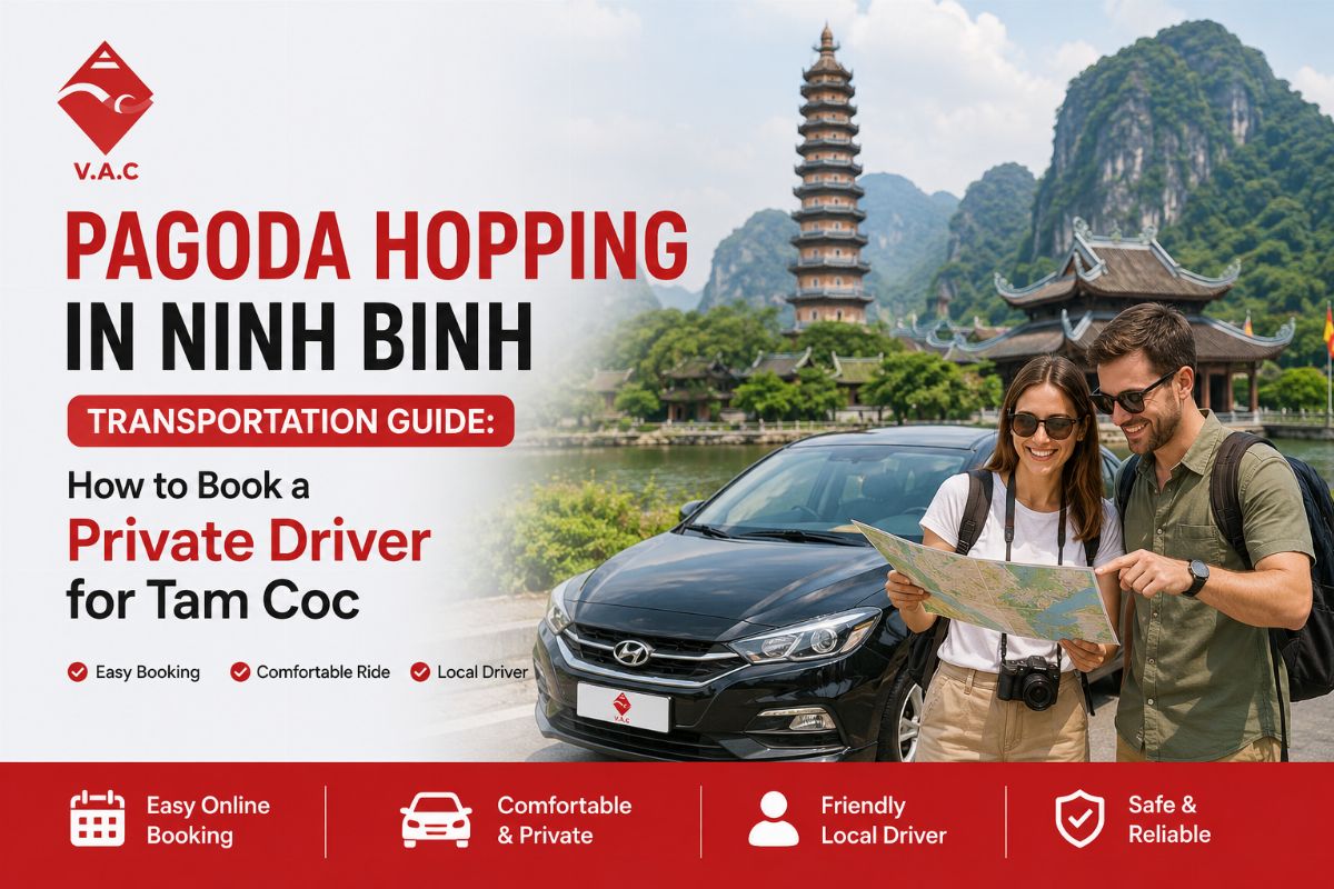 Pagoda Hopping in Ninh Binh Transportation Guide: How to Book a Private Driver for Tam Coc