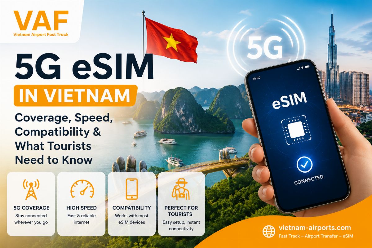 5G eSIM in Vietnam: Coverage, Speed, Compatibility & What Tourists Need to Know