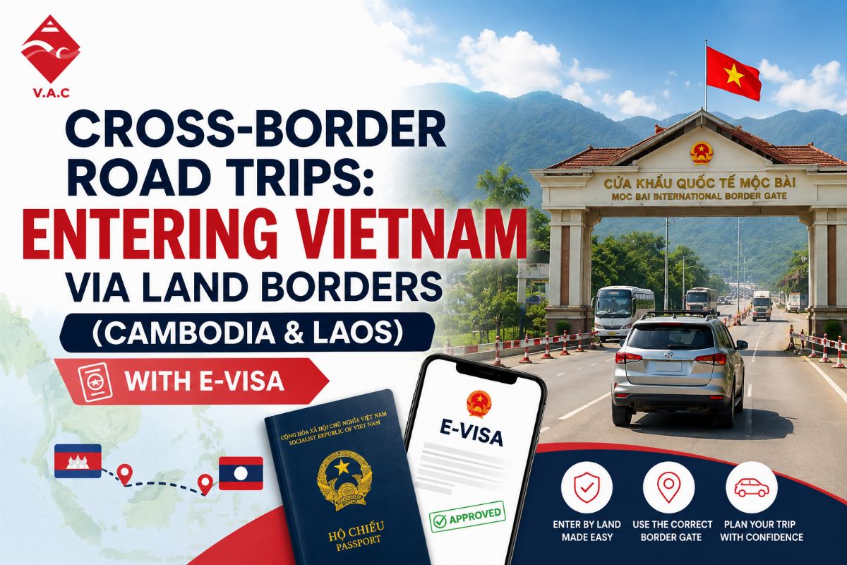 Cross-Border Road Trips: Entering Vietnam via Land Borders (Cambodia & Laos) with E-Visa