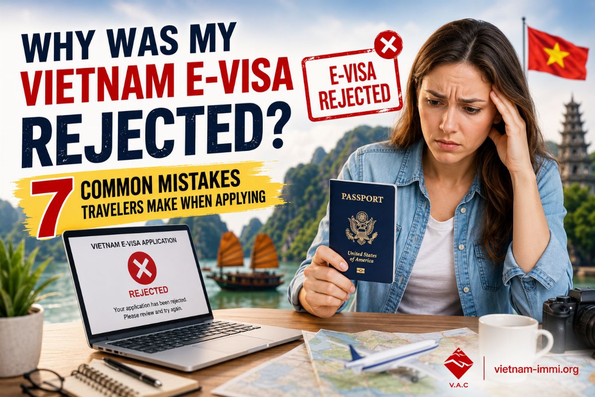 Why Was My Vietnam E-Visa Rejected? 7 Common Mistakes Travelers Make When Applying