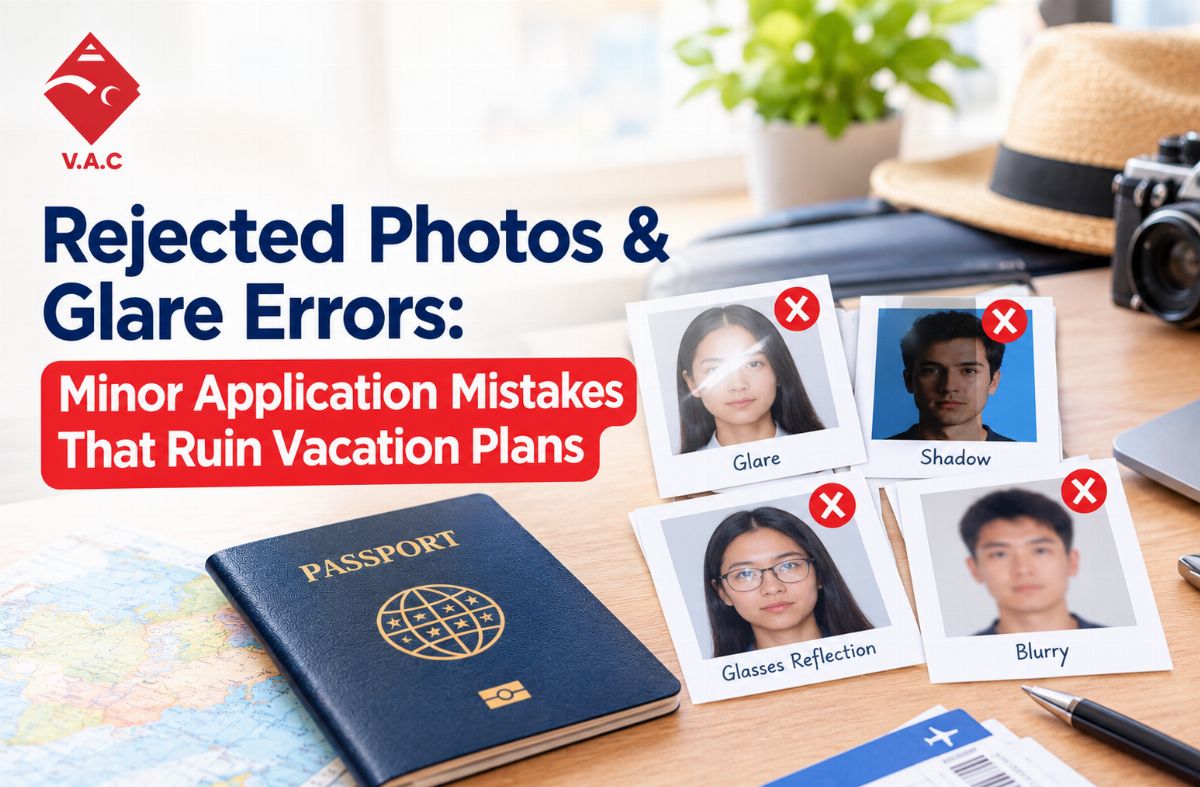 Rejected Photos & Glare Errors: Minor Application Mistakes That Ruin Vacation Plans