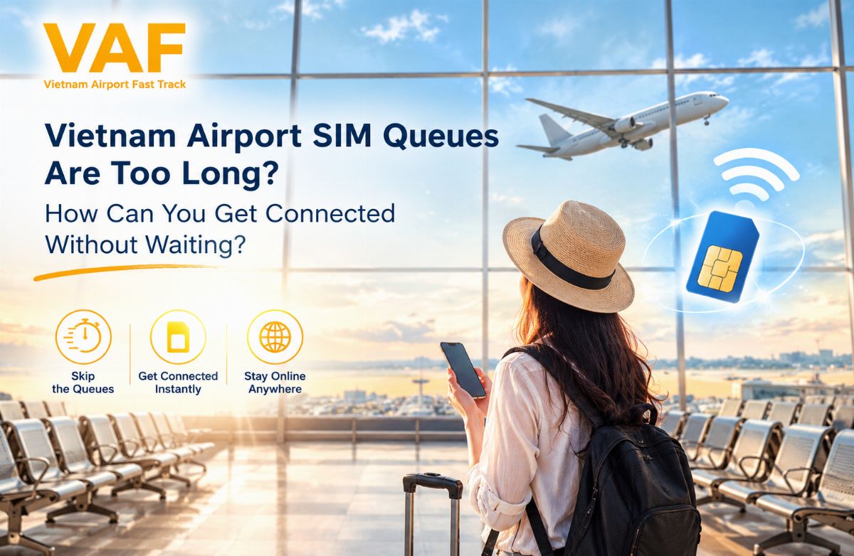 Vietnam Airport SIM Queues Are Too Long? How Can You Get Connected Without Waiting?