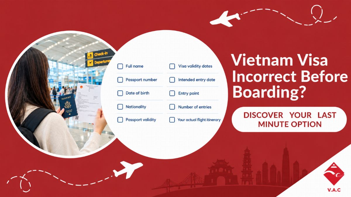 Vietnam Visa Incorrect Before Boarding? Discover Your Last-Minute Option