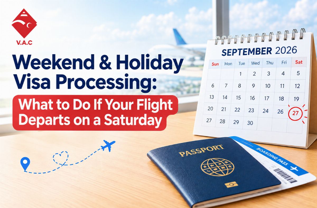 Weekend & Holiday Visa Processing: What to Do If Your Flight Departs on a Saturday