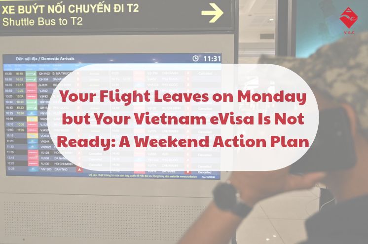 Your Flight Leaves on Monday but Your Vietnam eVisa Is Not Ready: A Weekend Action Plan
